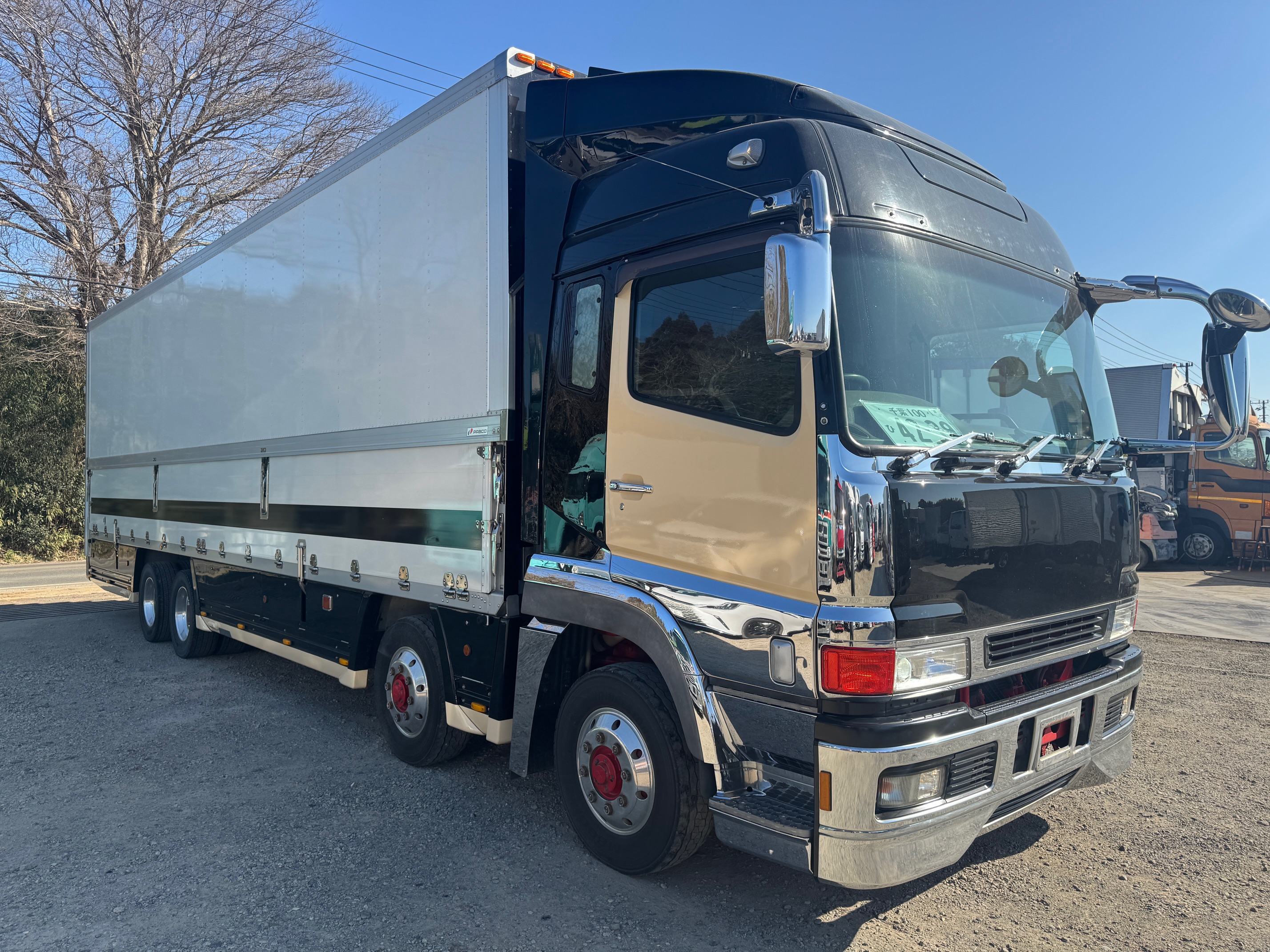 三菱ふそうスーパーグレート★スス焼き無し　★ハイルーフ・カスタム　★PJ-　エアサス・ターボ　★ウイング・エアロ仕様　